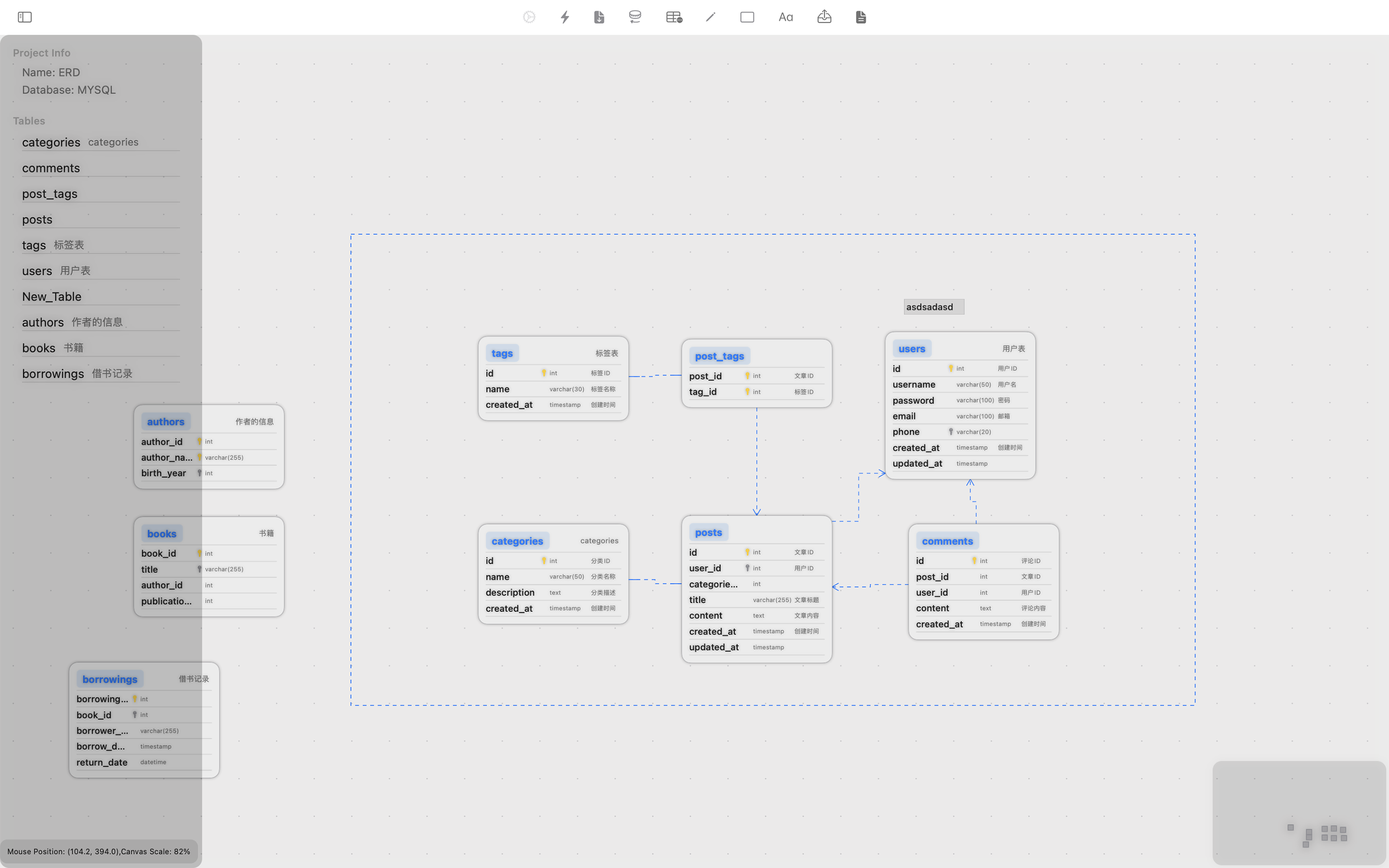 ER Designer - Professional ERD Design Tool for macOS | Database ...